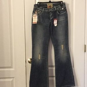 Parasuco boot cut studded jeans size 29-NWT